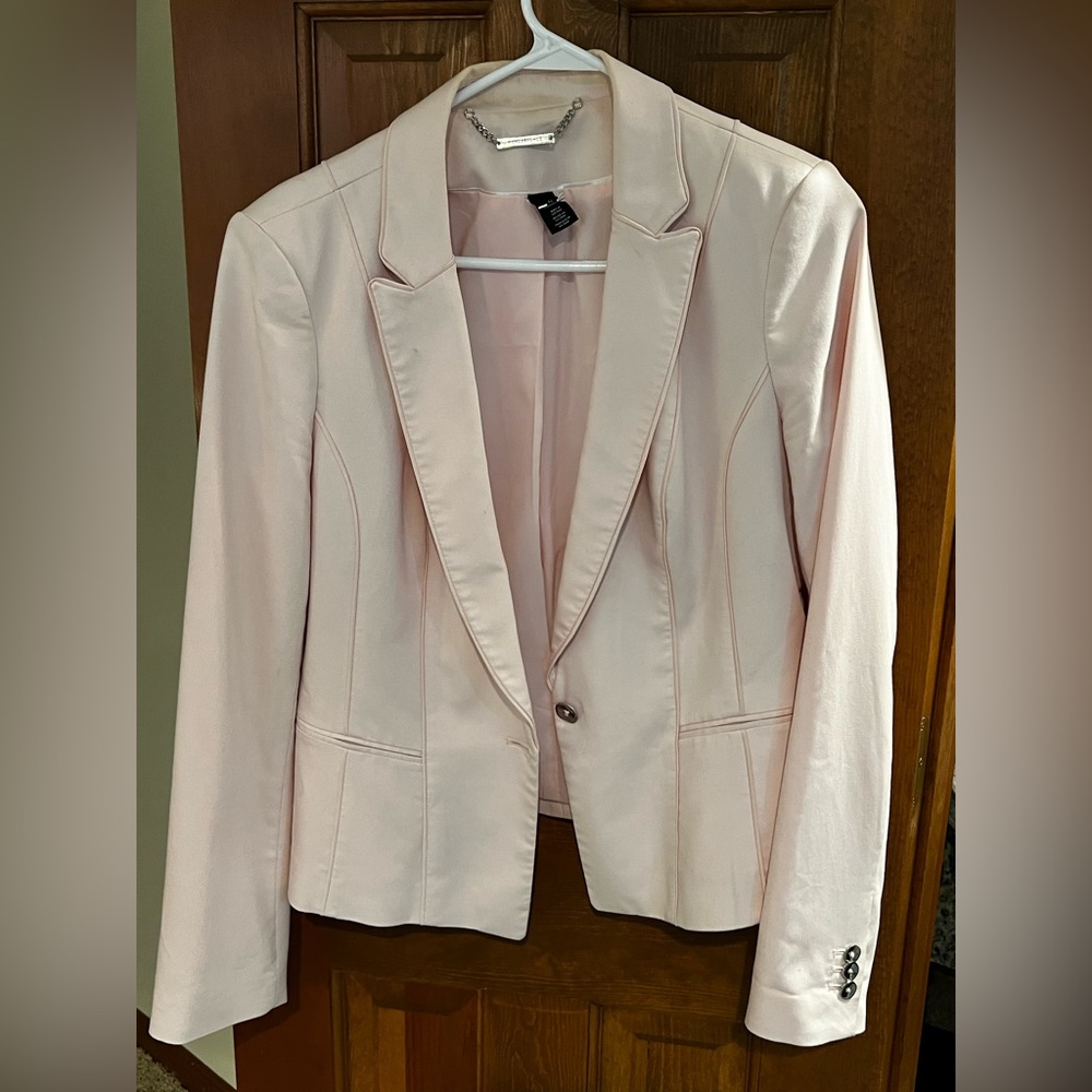 Pale pink blazer